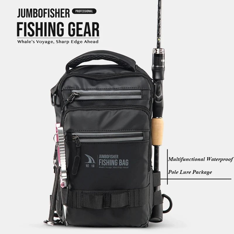 Fishing bag, fishing gear, backpack, lightweight tactical fishing gear box, multifunctional bag, outdoor fishing bag - IronWear Co.