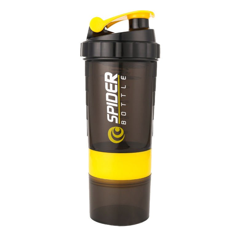 Large capacity protein powder shaking cup 550ml portable sports and fitness water cup with scale - IronWear Co.