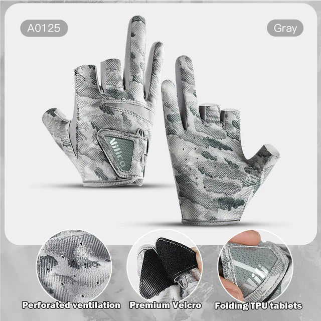 Outdoor fishing equipment - thin comfortable breathable leak proof 3-finger lure fishing gloves - IronWear Co.