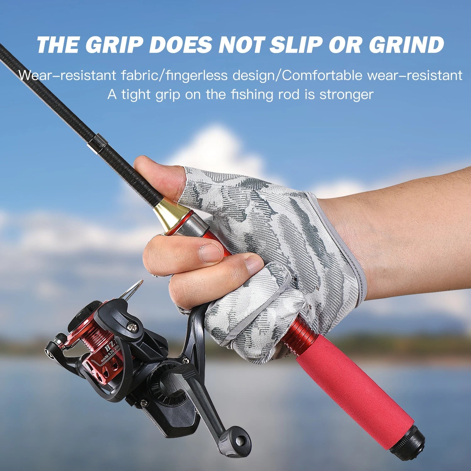 Outdoor fishing equipment - thin comfortable breathable leak proof 3-finger lure fishing gloves - IronWear Co.