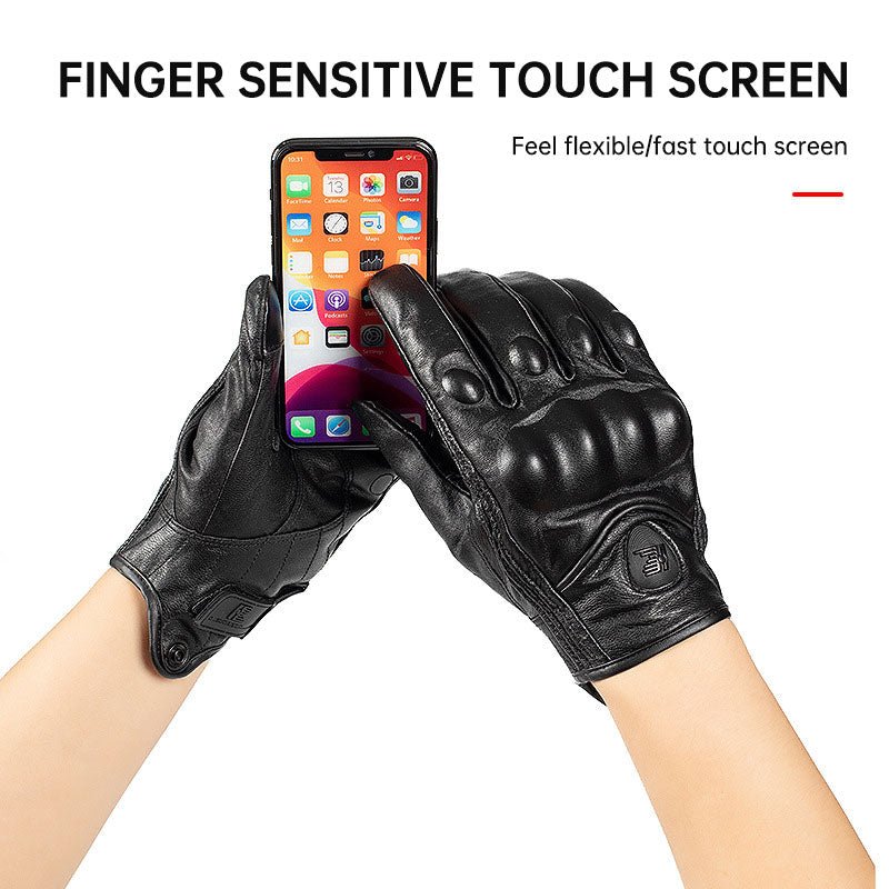 Riding Equipment Gloves Outdoor Motorcycle Riding Touch Screen Gloves Wear Resistant Wind Resistant Gloves - IronWear Co.